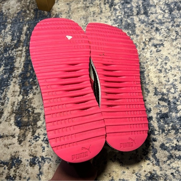 Puma Bright Rose & Gray Pacer Next Excel Running Lace-Up Sneakers Size 8 - Picture 12 of 12